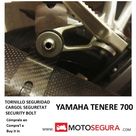 Tornillo de Seguridad para tubo de escape
