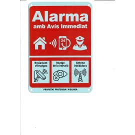 Connected Alarm Sign Catalan