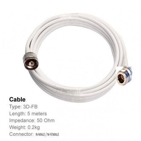 Cable de 20 M per Amplificador mòbil SMA SMA
